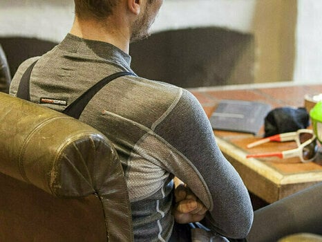 Maillot de cyclisme Castelli Flanders Warm Long Sleeve Sous-vêtements fonctionnels Black XL - 11