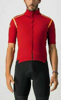 Cycling jersey Castelli Gabba Ros Pro Red/Brilliant Orange M - 2