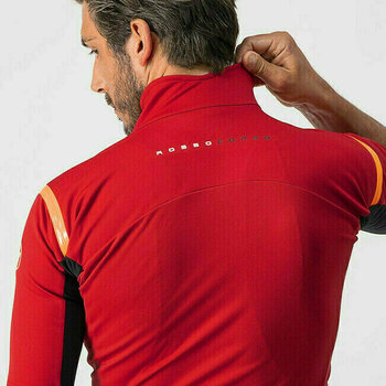 Cycling jersey Castelli Gabba Ros Jersey Pro Red/Brilliant Orange L - 5