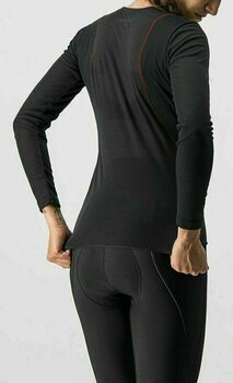 Kolesarski dres, majica Castelli Prosecco Tech W Long Sleeve Funkcionalno spodnje perilo Black S - 4