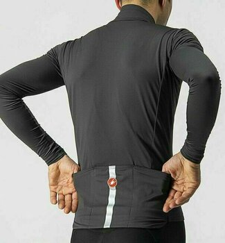 Fietsshirt Castelli Pro Thermal Mid Long Sleeve Functioneel ondergoed Dark Gray S - 6