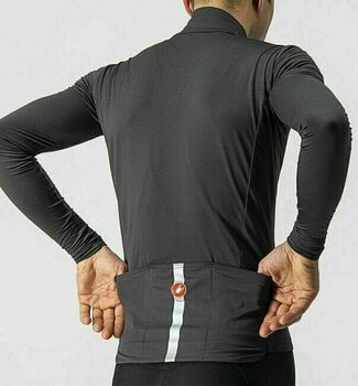Odzież kolarska / koszulka Castelli Pro Thermal Mid Long Sleeve Jersey Dark Gray L - 6