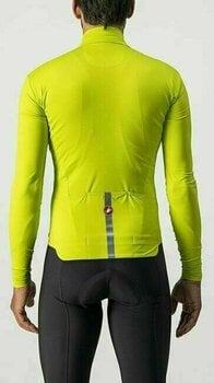 Odzież kolarska / koszulka Castelli Pro Thermal Mid Long Sleeve Jersey Chartreuse S - 3