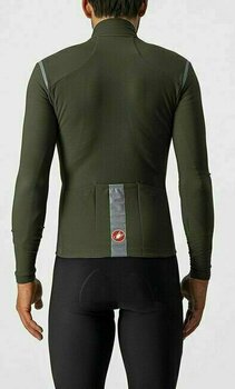 Odzież kolarska / koszulka Castelli Tutto Nano Ros Jersey Golf Military Green M - 3