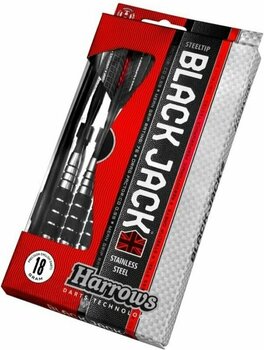 Dart-tikka Harrows Black Jack K Steeltip 18 g Dart-tikka - 3