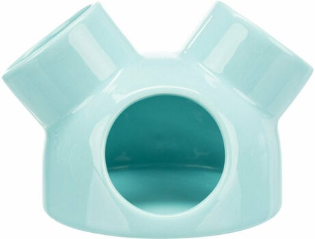 Casa Trixie Ceramic House With 3 Entrances Turquoise Casa para Roedores 12 x 10 cm Casa - 2