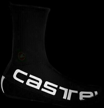 Kerékpáros kamásli Castelli Diluvio UL Shoecover Black/Silver Reflex 2XL Kerékpáros kamásli - 5