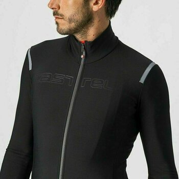 Odzież kolarska / koszulka Castelli Tutto Nano Ros Jersey Golf Black 2XL - 6