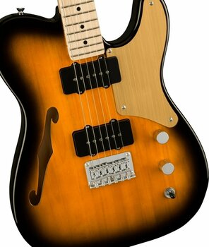 Electric guitar Fender Squier Paranormal Cabronita Telecaster Thinline 2-Color Sunburst - 4