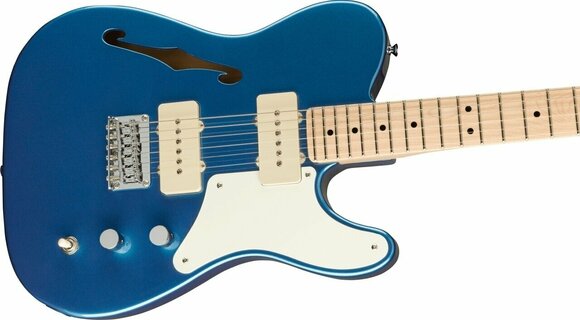 E-Gitarre Fender Squier Paranormal Cabronita Telecaster Thinline Lake Placid Blue - 3