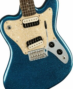 Elektrische gitaar Fender Squier Paranormal Super-Sonic Blue Sparkle - 4