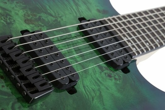 7-string Electric Guitar Schecter C-7 Pro Aqua Burst - 7