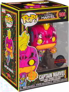 Sammlerfigur Funko POP Marvel: Black Light- Captain Marvel Sammlerfigur - 2