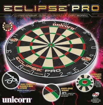 Dartboard Unicorn Eclipse Pro Black Dartboard - 3