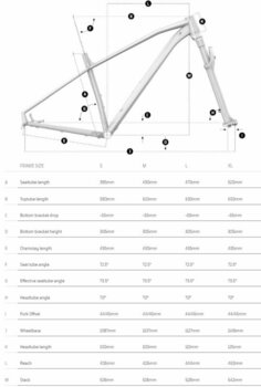 Hardtail kolo Mondraker Chrono Black/Silver S Hardtail kolo - 4