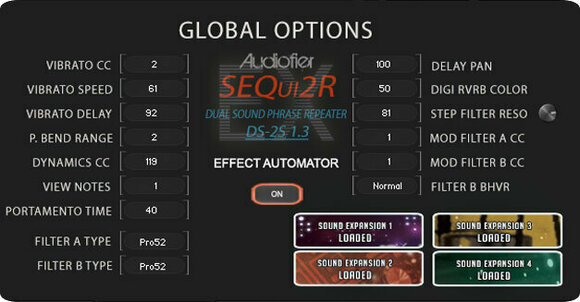 Zvuková knihovna pro sampler Audiofier Sequi2r EX (Digitální produkt) - 2