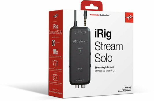 iOS and Android Audio Interface IK Multimedia iRig Stream Solo - 12