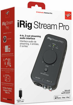 iOS a Android zvuková karta IK Multimedia iRig Stream Pro - 12