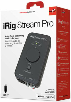 iOS en Android geluidskaart IK Multimedia iRig Stream Pro - 13