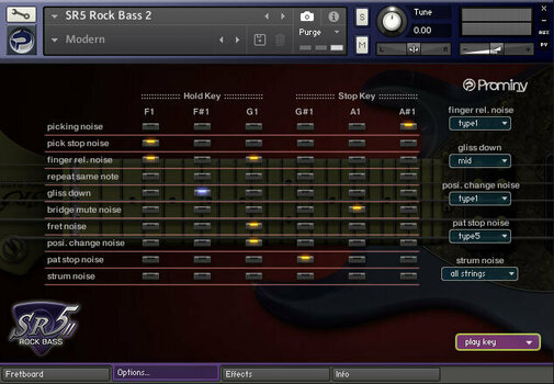 Софтуер за студио VST Instrument Prominy SR5 Rock Bass 2 (Дигитален продукт) - 6