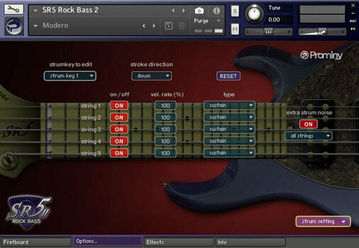 Instrument VST Prominy SR5 Rock Bass 2 (Produkt cyfrowy) - 2