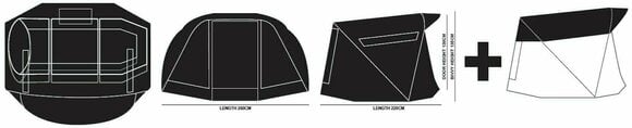 Namiot wędkarski Prologic Namiot Inspire Bivvy & Condenser Wrap 1 Man - 23