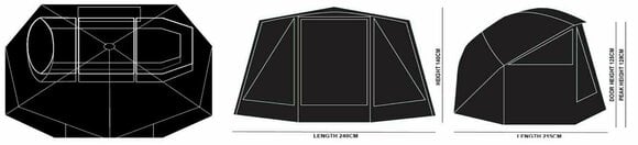 Namiot wędkarski Prologic Namiot Brolly Inspire Brolly System 65'' - 24
