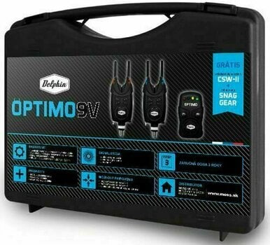 Fishing Bite Alarm Delphin Optimo 4+1+CSWII+Snag Blue-Green-Red-Yellow (Just unboxed) - 8