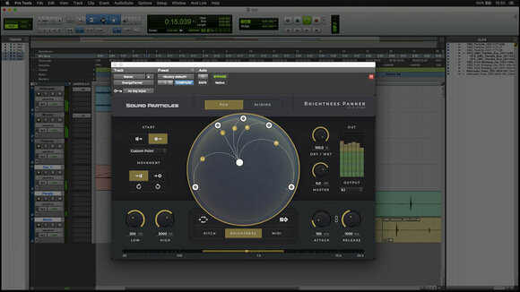 Studio software plug-in effect Sound Particles Brightness Panner (Digitaal product) - 5