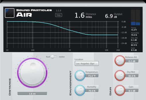Software Plug-In FX-processor Sound Particles Doppler & Air (Perpetual) (Digitalt produkt) - 2