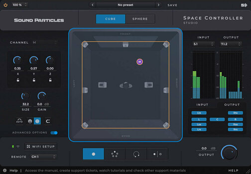 Effect Plug-In Sound Particles Space Controller Studio (Digital product) - 2