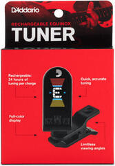 Klipová ladička D'Addario Planet Waves PW-CT-24 Equinox Rechargeable Klipová ladička - 4