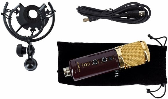 Kondensatormikrofoner för studio Kurzweil KM-1U-G Kondensatormikrofoner för studio - 7