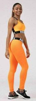 Fitness Trousers Nebbia Squat Hero Scrunch Butt Leggings Orange L Fitness Trousers - 5