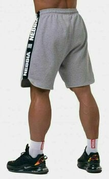 Calças de fitness Nebbia Legend Approved Shorts Light Grey M Calças de fitness - 2