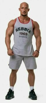 Fitness nadrág Nebbia Legend Approved Shorts Light Grey M Fitness nadrág - 4