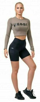 Fitness kalhoty Nebbia Fit Smart Biker Shorts Black L Fitness kalhoty - 4