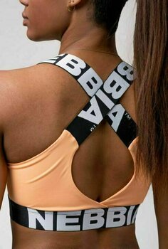 Roupa interior de fitness Nebbia Power Your Hero Iconic Sports Bra Apricot S Roupa interior de fitness - 4