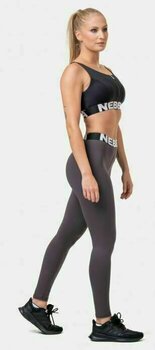 Fitness spodní prádlo Nebbia Smart Zip Front Sports Bra Black XS Fitness spodní prádlo - 8