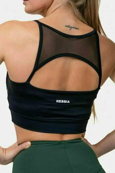 Fitness spodní prádlo Nebbia Classic Hero Cut-Out Sports Bra Black M Fitness spodní prádlo - 3