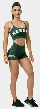 Fitness Unterwäsche Nebbia Classic Hero Cut-Out Sports Bra Dark Green XS Fitness Unterwäsche - 6