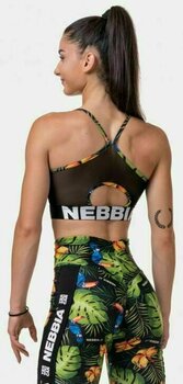 Ropa interior deportiva Nebbia Earth Powered Sports Bra Jungle Green XS Ropa interior deportiva - 2