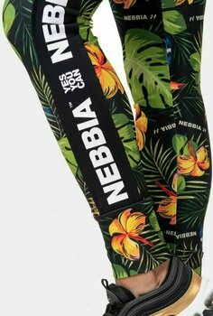 Fitness pantaloni Nebbia High-Waist Performance Leggings Jungle Green XS Fitness pantaloni - 4