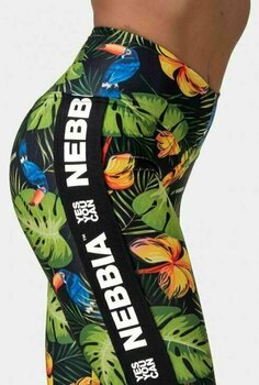 Фитнес панталон Nebbia High-Waist Performance Leggings Jungle Green L Фитнес панталон - 3