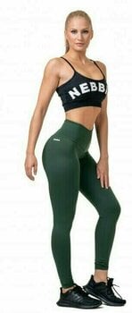 Fitness pantaloni Nebbia Classic Hero High-Waist Leggings Verde Închis XS Fitness pantaloni - 5