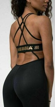 Fitness nadrág Nebbia Intense Golden Overal Fekete XS Fitness nadrág - 2