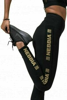 Фитнес панталон Nebbia Gold Classic Leggings Black XS Фитнес панталон - 4