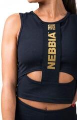 Fitness T-shirt Nebbia Honey Bunny Crop Top Black XS Fitness T-shirt - 2