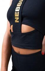 Fitness T-shirt Nebbia Honey Bunny Crop Top Black XS Fitness T-shirt - 3