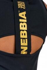 Fitness T-shirt Nebbia Honey Bunny Crop Top Black XS Fitness T-shirt - 4